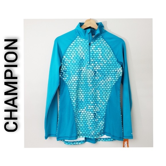 Champion Tops - Champion Workout Quarter Zip Up Pullover Small